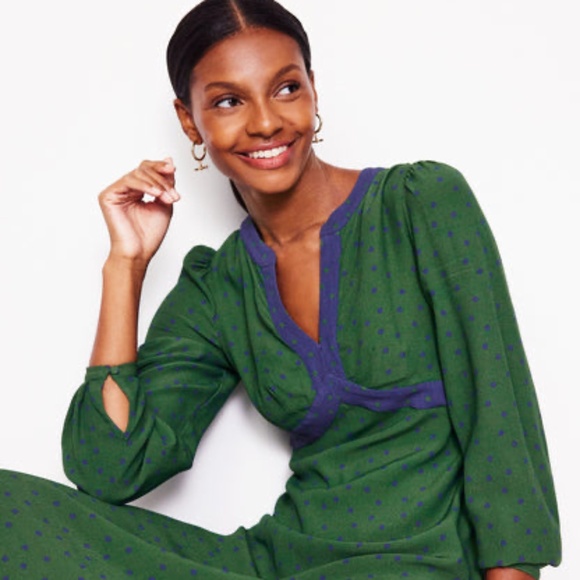 NWT Boden Imelda eco Polka dot Midi dress - Picture 4 of 16